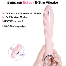 Load image into Gallery viewer, BeBuzzed ESHOCK G-Spot Electric Vibrator Shock USB Rechargeable Sex Toy
