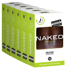 Load image into Gallery viewer, 6 Boxes of 12&#39;s Four Seasons Naked Delay Latex Male Condoms 54mm
