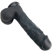 Load image into Gallery viewer, FAAK G117 Large 25cm Dual Density Realistic Veined Dildo Silicone Dong Sex Toy
