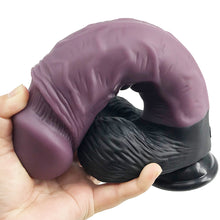Load image into Gallery viewer, FAAK G117 Large 25cm Dual Density Realistic Veined Dildo Silicone Dong Sex Toy

