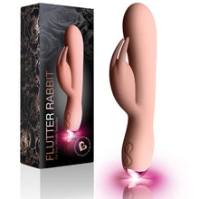 Load image into Gallery viewer, Rocks Off Flutter G Spot Rabbit Vibrator Rechargeable Vibe Pink Sex Toy
