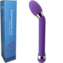 Load image into Gallery viewer, Luna G-Spot Prostate Massager Anal Curved Hook Vibrator Purple
