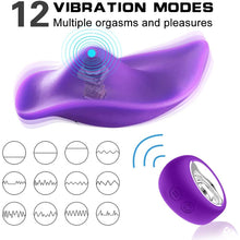 Load image into Gallery viewer, Hubba Wearable Clitoral Stimulator Vibrator Panties Vibrating Panty Purple
