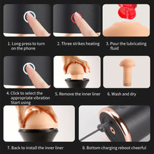 Load image into Gallery viewer, Otouch Inscup 1 Heating Vibration Masturbator Automatic Male Sex Toy
