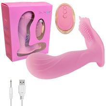 Load image into Gallery viewer, Jordan Remote Control Vibrator Wearable Dildo Clit Vibrating Panties USB
