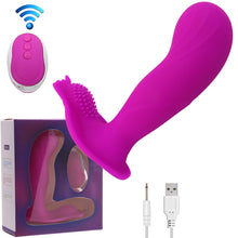 Load image into Gallery viewer, Jordan Remote Control Vibrator Wearable Dildo Clit Vibrating Panties USB
