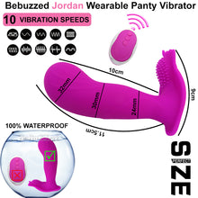 Load image into Gallery viewer, Jordan Remote Control Vibrator Wearable Dildo Clit Vibrating Panties USB
