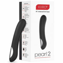 Load image into Gallery viewer, Kiiroo Pearl 2 Interactive G Spot Vibrator Rechargeable Pearl2 Sex Toy Black
