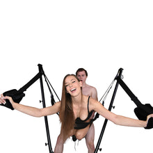 Load image into Gallery viewer, Bondage Hide Away Sexual Position Free Standing Sex Swing Stand Couples BDSM Toy
