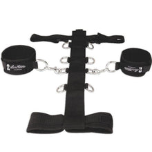 Load image into Gallery viewer, Lux Fetish 3PC Adjustable Neck &amp; Wrist Set Bondage BDSM Restraints
