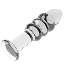 Load image into Gallery viewer, Lovetoy Glass Romance 5.5” Dildo Anal Plug Unisex Beaded Sex Toy
