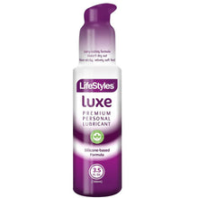 Load image into Gallery viewer, Lifestyles Luxe Lubricant Silicone Based 100ml Silicone Based Personal Sex Lube
