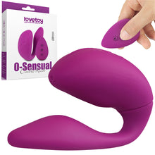 Load image into Gallery viewer, Lovetoy O Sensual Double Rush Remote Control Couples Vibrator

