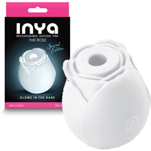 Load image into Gallery viewer, INYA The Rose Clitoral Stimulator Glow Air Pulse Sucker Vibrator USB Sex Toy
