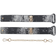 Load image into Gallery viewer, OUCH! Florence Collection BDSM Luxury Bondage Kit +Bag Black
