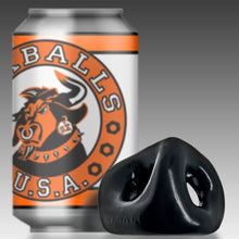 Load image into Gallery viewer, OXBALLS TRI-SPORT XL thicker 3-ring Cocksling BLACK
