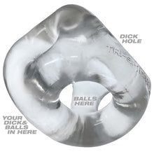 Load image into Gallery viewer, OXBALLS TRI-SPORT XL thicker 3-ring cocksling CLEAR

