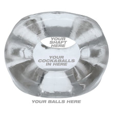 Load image into Gallery viewer, OXBALLS TRI-SPORT XL thicker 3-ring cocksling CLEAR
