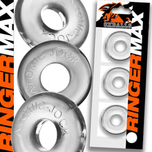 Load image into Gallery viewer, OXBALLS RINGER MAX 3-pack CLEAR Cock Rings
