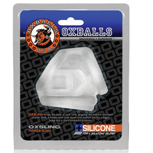 Load image into Gallery viewer, Oxballs Cock Ring Oxsling Silicone Power Sling Cool Ice
