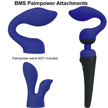 Load image into Gallery viewer, PalmSensual Massager Heads Attachments for use with PalmPower Wand Blue
