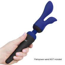Load image into Gallery viewer, PalmSensual Massager Heads Attachments for use with PalmPower Wand Blue
