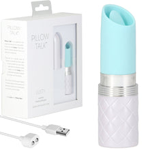 Load image into Gallery viewer, Pillow Talk Lusty Flickering Massager Teal
