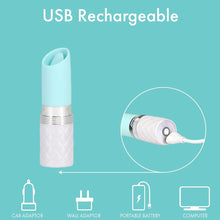 Load image into Gallery viewer, Pillow Talk Lusty Flickering Massager Teal

