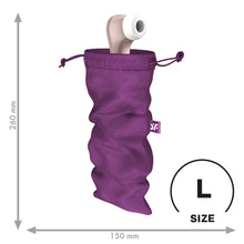 Load image into Gallery viewer, Satisfyer Treasure Bag Large Sex Toy Storage Violet
