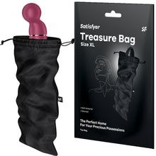 Load image into Gallery viewer, Satisfyer Treasure Bag XLarge Sex Toy Storage XL Black
