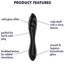 Load image into Gallery viewer, Satisfyer Dazzling Crystal HOT COLD Temperature Glass Double Ended Dildo Sex Toy
