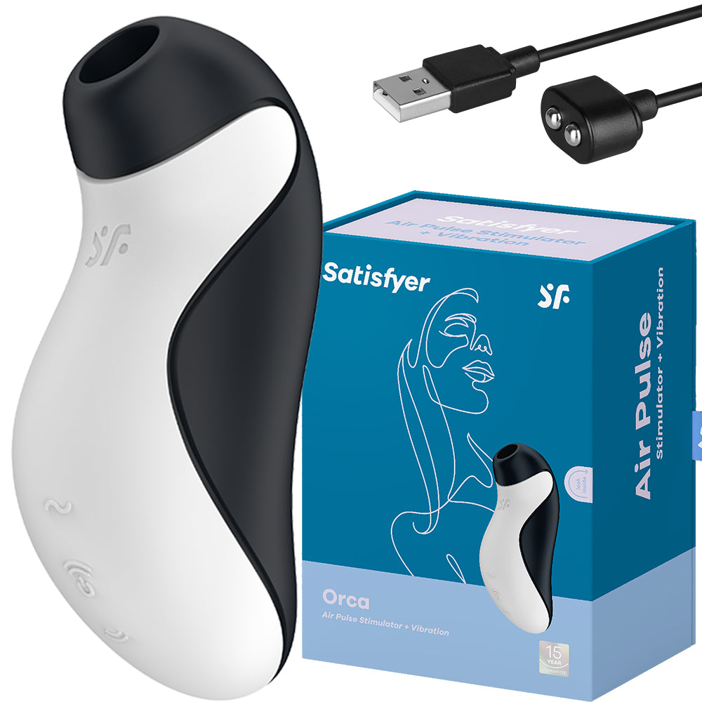 Satisfyer Orca Air Pulse Clitoral Stimulator Vibrator Rechargeable