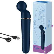 Load image into Gallery viewer, Satisfyer Planet Wand-er Massager Clitoral Stimulator Blue
