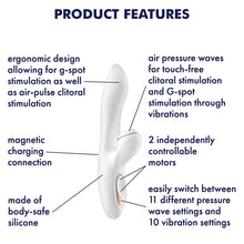 Load image into Gallery viewer, Satisfyer Pro+ G-Spot Rabbit Clitoral Stimulator Clit Sucker Air Pulse Vibrator
