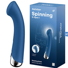 Load image into Gallery viewer, Satisfyer Spinning G-Spot 1 Rotating Vibrator Blue
