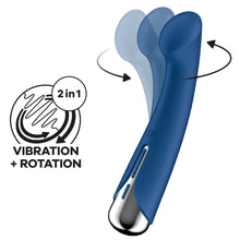 Load image into Gallery viewer, Satisfyer Spinning G-Spot 1 Rotating Vibrator Blue
