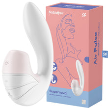 Load image into Gallery viewer, Satisfyer Supernova G-Spot Vibrator Air Pulse Clitoral Stimulator White
