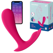 Load image into Gallery viewer, Satisfyer Top Secret Interactive App Remote Control Couples Vibrator
