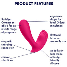 Load image into Gallery viewer, Satisfyer Top Secret Interactive App Remote Control Couples Vibrator
