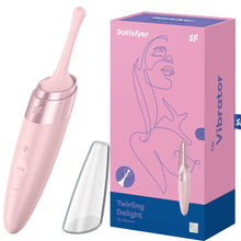 Load image into Gallery viewer, Satisfyer Twirling Delight Tip Clitoral Nipple Stimulator Vibrator Sex Toy Pink
