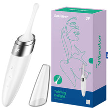 Load image into Gallery viewer, Satisfyer Twirling Delight Tip Clitoral Nipple Stimulator Vibrator Sex Toy White
