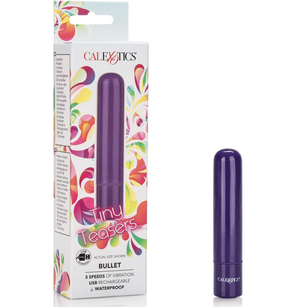 Tiny Teasers Bullet Purple Rechargeable Vibe Massager Vibrator