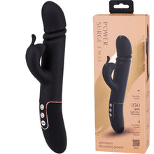 Load image into Gallery viewer, Seven Creations Power Surge Two G2 Thrusting Telescopic Rabbit Vibrator Sex Toy
