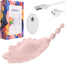 Load image into Gallery viewer, Shelly Wearable Panty Vibrator Clitoral Stimulator Remote Controlled USB Pink
