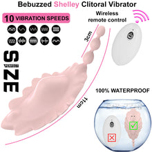 Load image into Gallery viewer, Shelly Wearable Panty Vibrator Clitoral Stimulator Remote Controlled USB Pink
