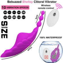 Load image into Gallery viewer, Shelly Wearable Panty Vibrator Clitoral Stimulator Remote Controlled USB Purple
