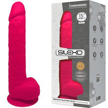 Load image into Gallery viewer, SILEXD 15&quot; Realistic Dildo 38cm Giant Dong Balls Suction Cup PINK
