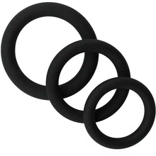 Load image into Gallery viewer, BeBuzzed Slider 3 Pack Silicone Cock Rings
