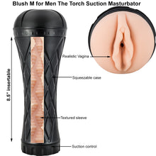 Load image into Gallery viewer, Blush M for Men Torch 3D Suction Pocket Pussy Vagina Male Masturbator
