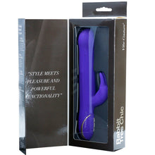 Load image into Gallery viewer, Vibe Couture Rabbit Tres Chic G Spot Rotating Beads Vibrator USB Sex Toy Purple
